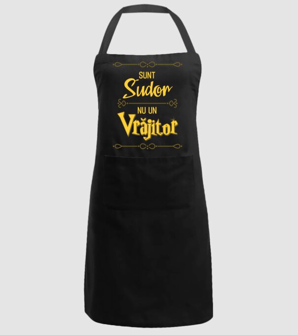 Sunt sudor, nu un vrăjitor model negru pe tricou
