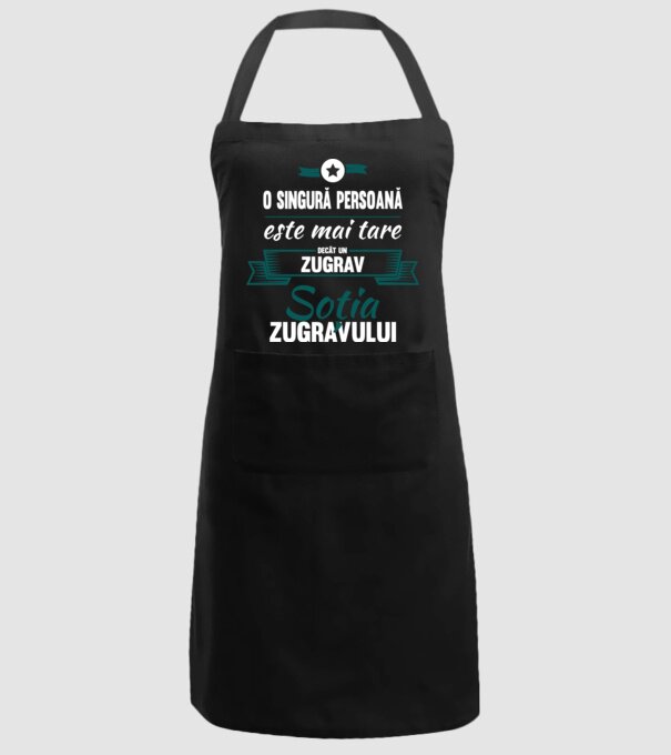 O singură persoană este mai tare decât un zugrav, soția zugravului model negru pe tricou