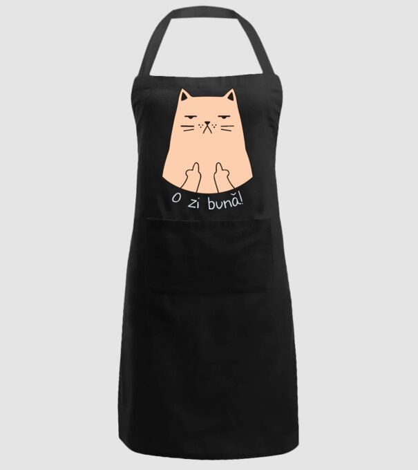 O zi bună model negru pe tricou