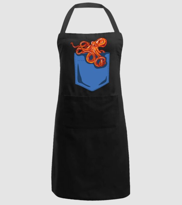 Octopus model negru pe tricou