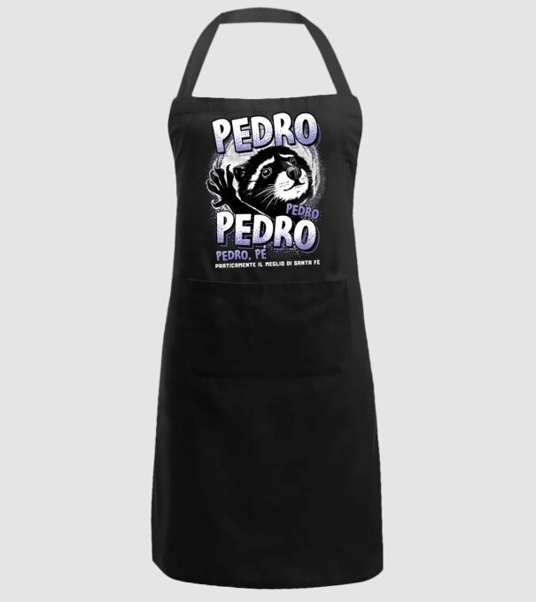 PEDRO PEDRO PEDRO model negru pe tricou