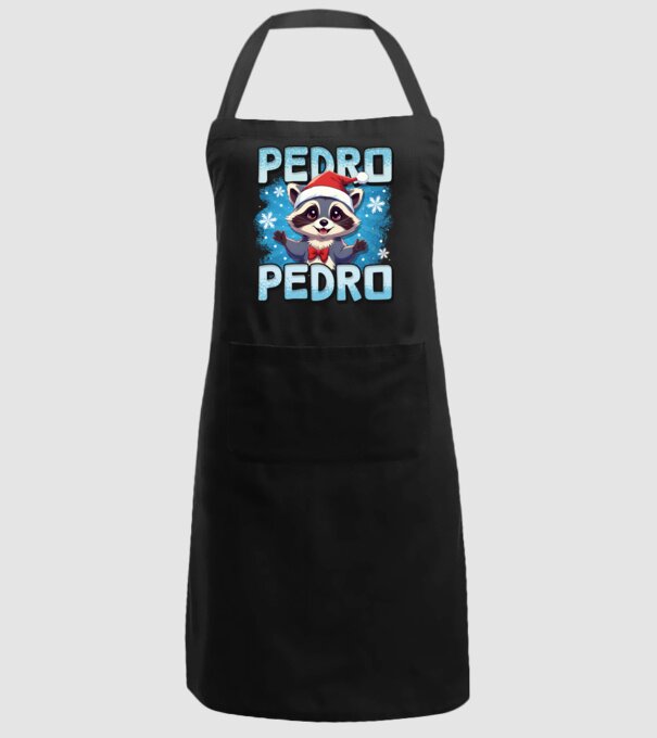 Pedro pedro retro xmas model negru pe tricou