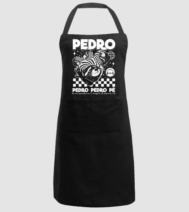 Pedro techno model negru pe tricou