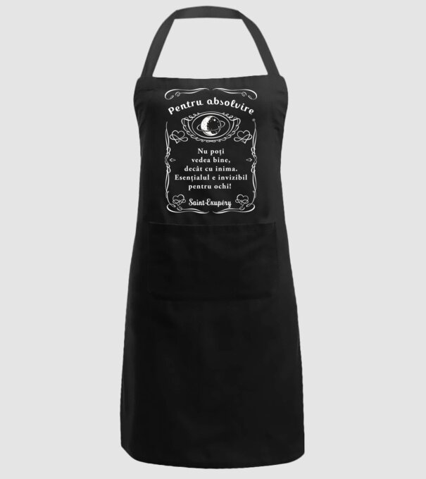 pentru absolvire model negru pe tricou