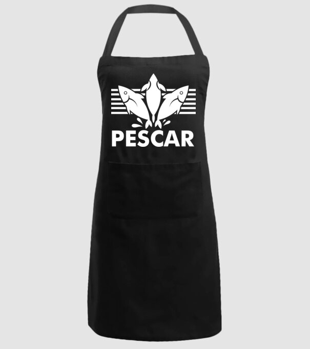 Pescar original model negru pe tricou