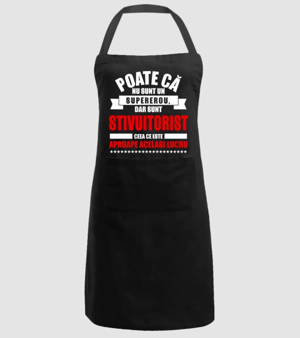 Poate că nu sunt un supererou, dar sunt STIVUITORIST, ceea ce este aproape același lucru model negru pe tricou