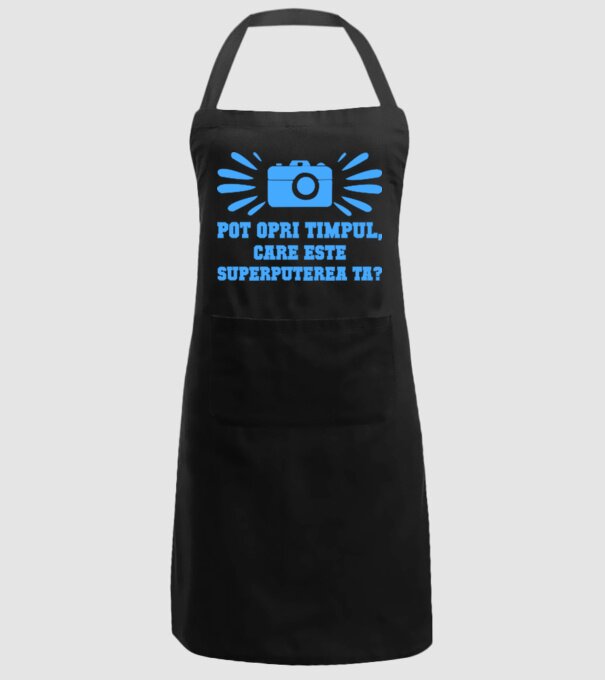 Pot opri timpul, care este superputerea ta? model negru pe tricou