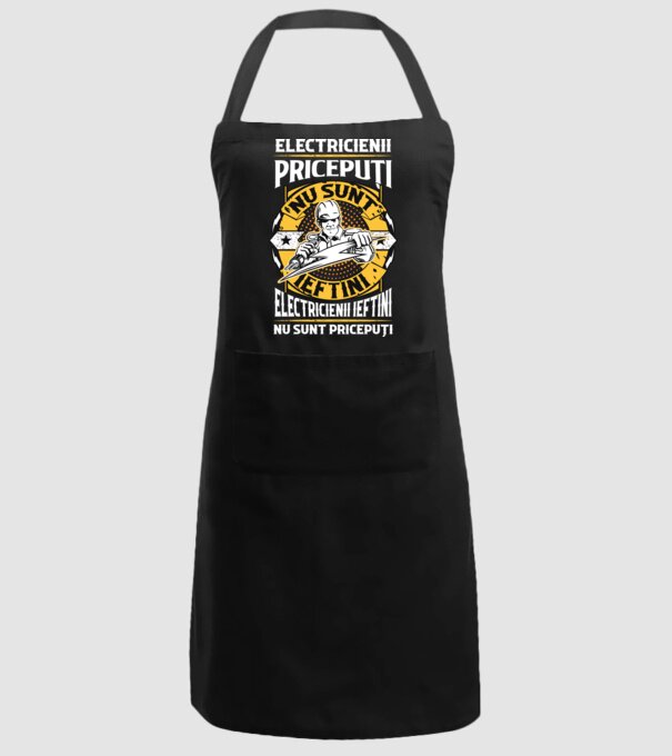 electricienii pricepuți nu sunt ieftini, electricienii ieftini nu sunt pricepuți model negru pe tricou