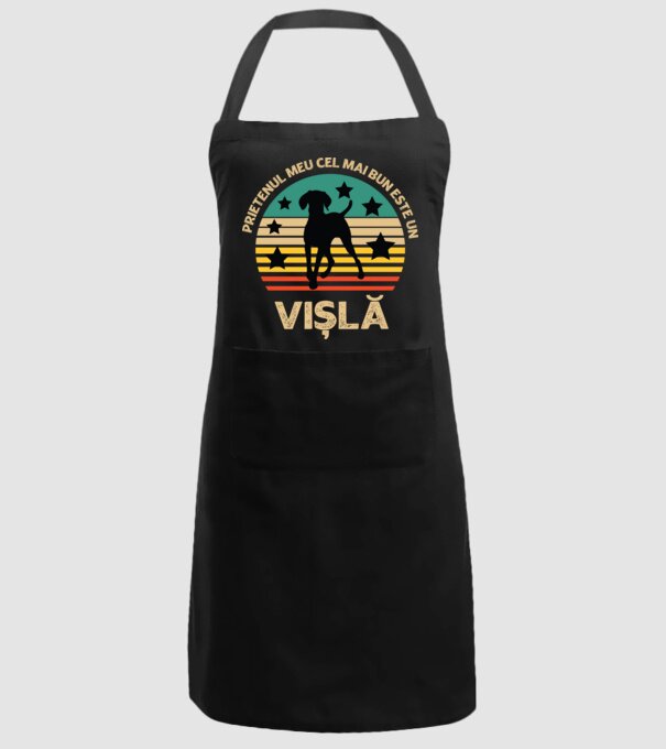 Prietenul meu cel mai bun este o vișlă model negru pe tricou