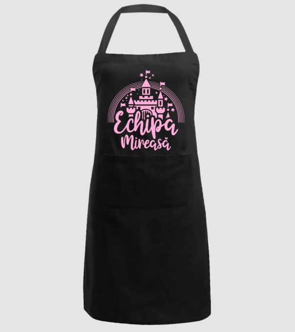 Prinţesă mireasă model negru pe tricou