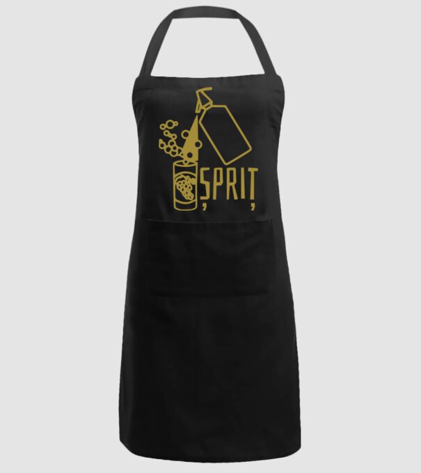 Șpriț model negru pe tricou