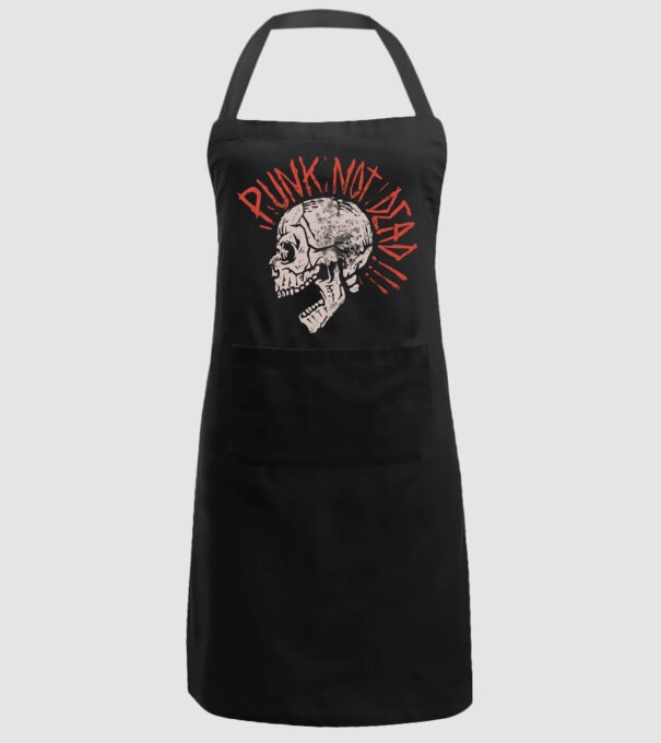 Punk Not Dead model negru pe tricou