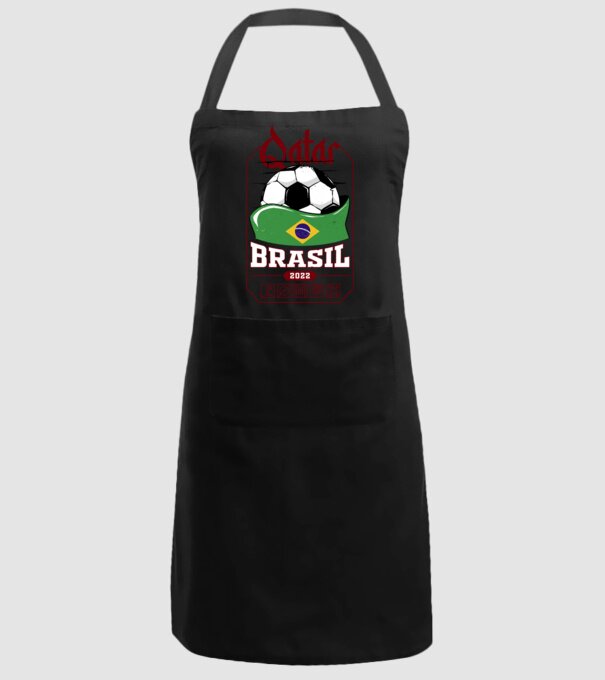 Qatar teams Brasil model negru pe tricou
