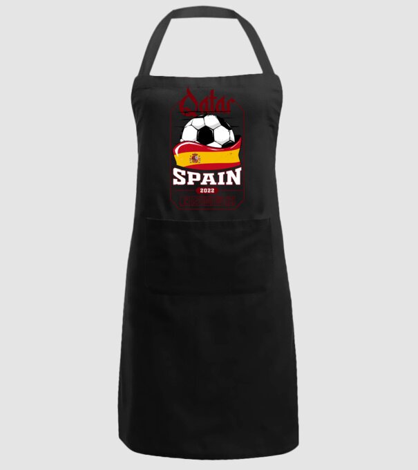 Qatar teams Spain model negru pe tricou