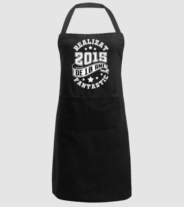 Realizat de fantastic - 2015 model negru pe tricou