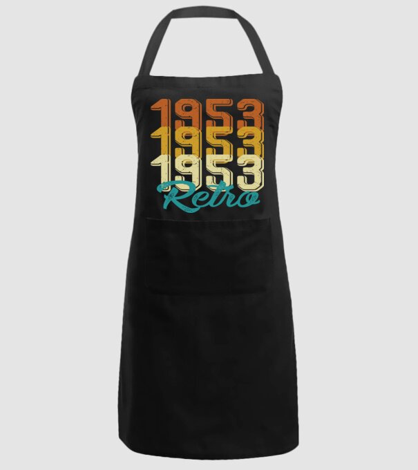 Retro 1953 model negru pe tricou