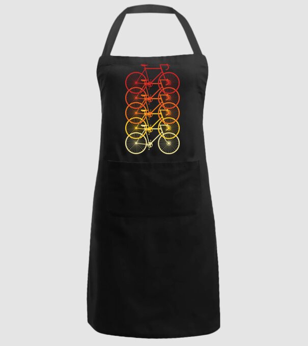 Retro Bike model negru pe tricou