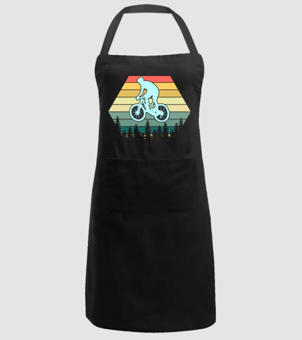 retro mountain bike model negru pe tricou
