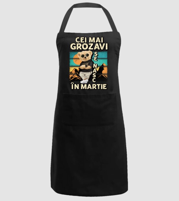RETRO teddy MARTIE model negru pe tricou
