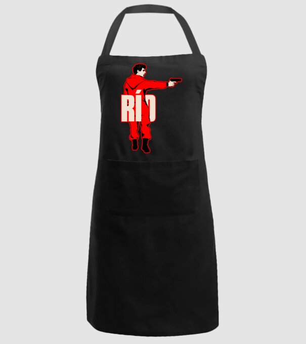 rio la casa de papel model negru pe tricou