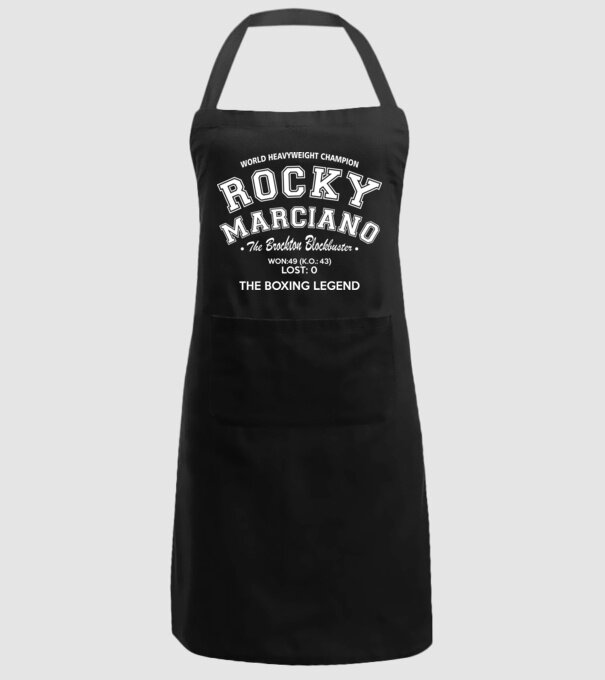 Rocky Marciano model negru pe tricou