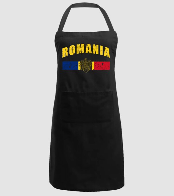 Romania coat of arms model negru pe tricou