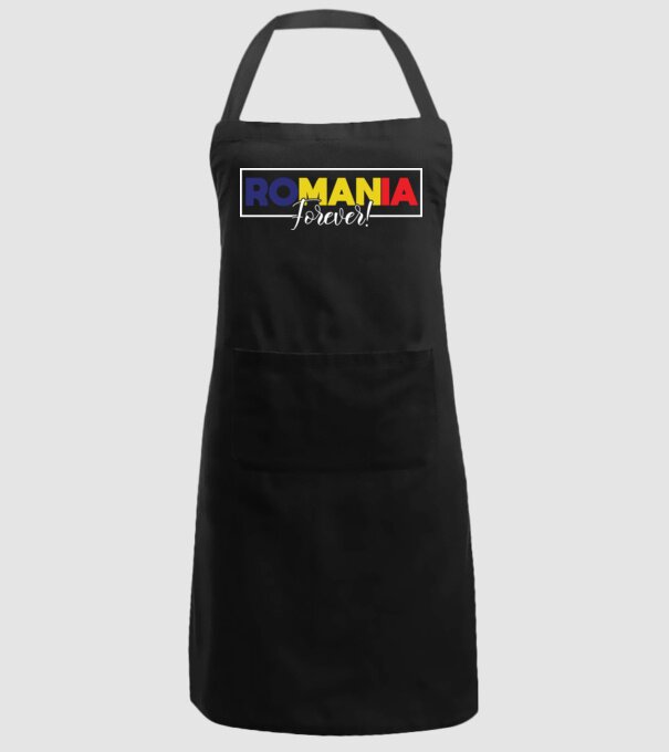 Romania forever model negru pe tricou