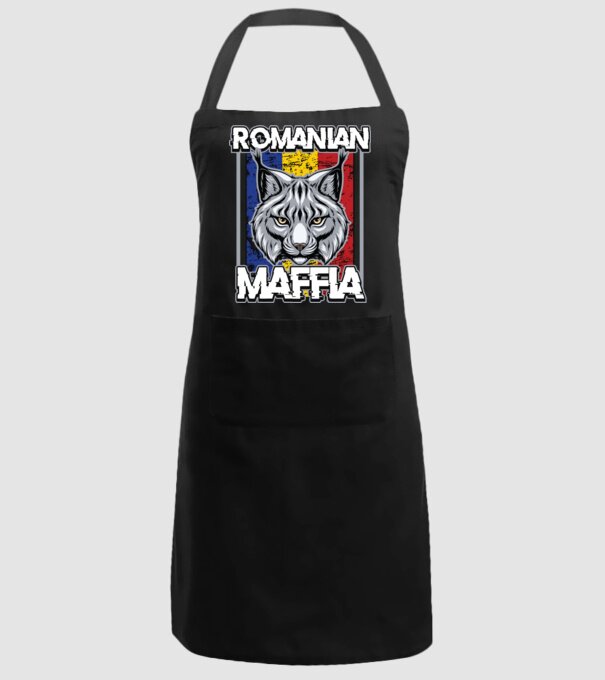 România maffia model negru pe tricou