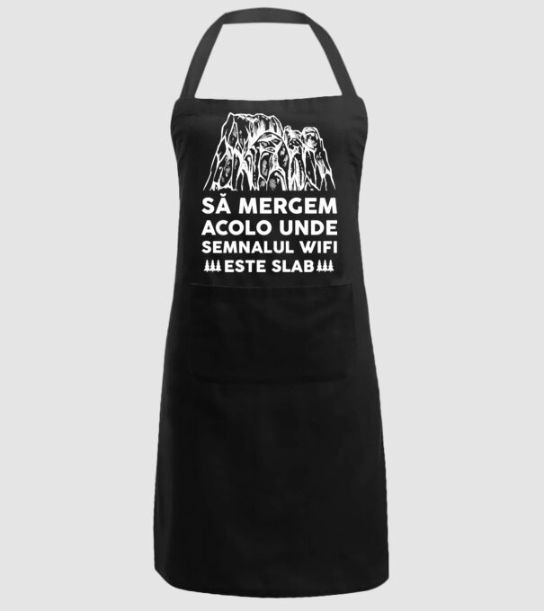 să mergem acolo unde semnalul wifi este slab model negru pe tricou