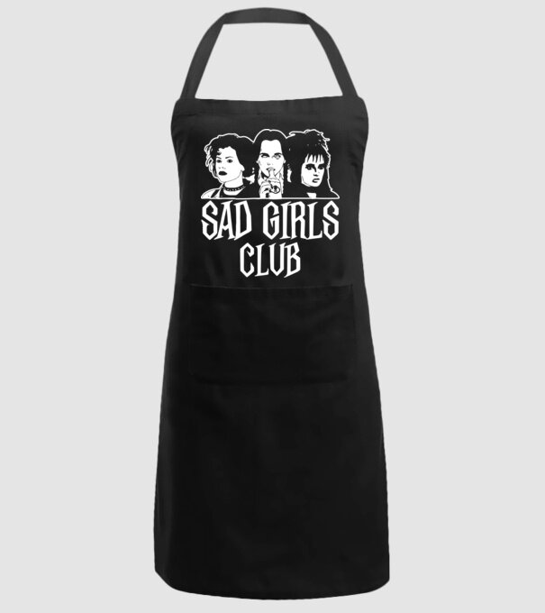 Sad Girls Club model negru pe tricou