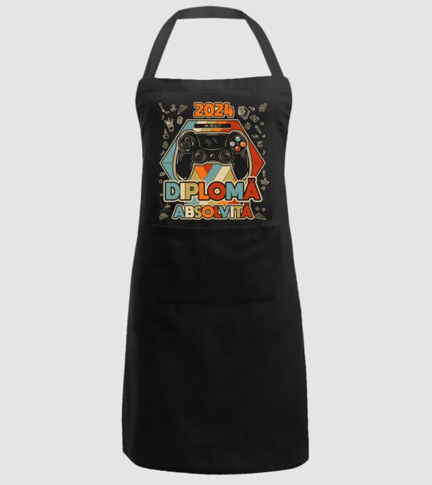 școala generală diplomă model negru pe tricou