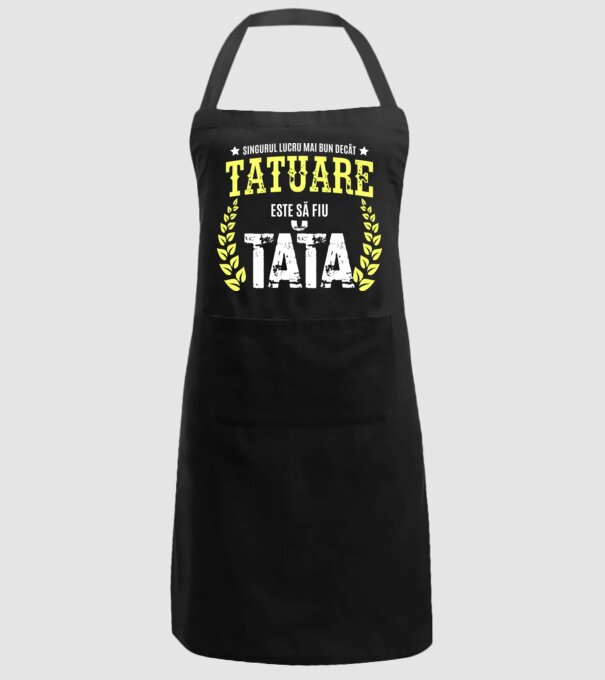Singurul lucru mai bun decât munca de tatuare este să fii tată model negru pe tricou
