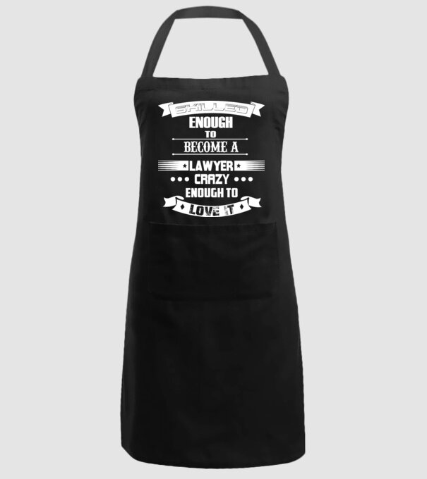Skilled enough to become a lawyer model negru pe tricou
