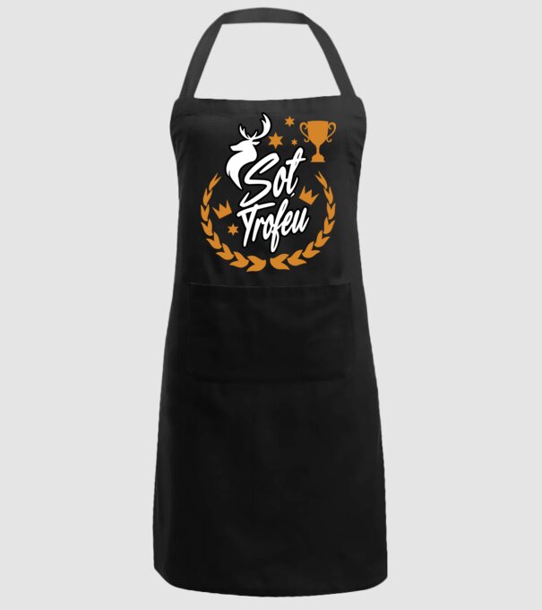 Soț trofeu model negru pe tricou