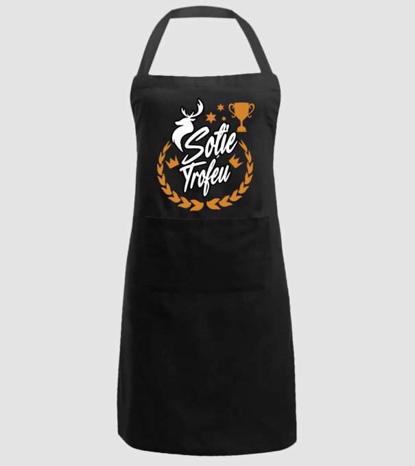 Soție trofeu model negru pe tricou