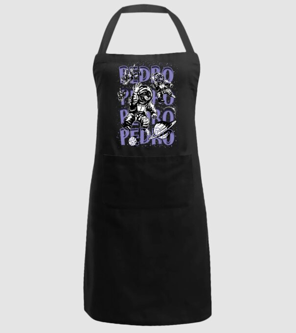 SPACE PEDRO model negru pe tricou