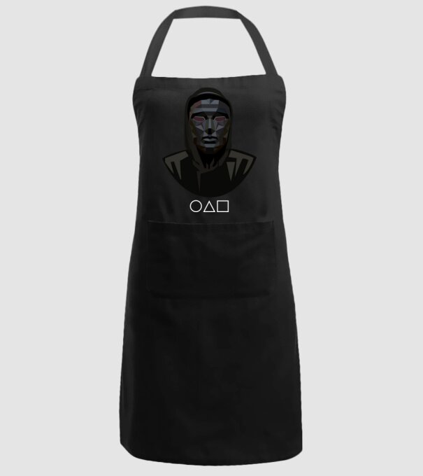 squid game boss model negru pe tricou
