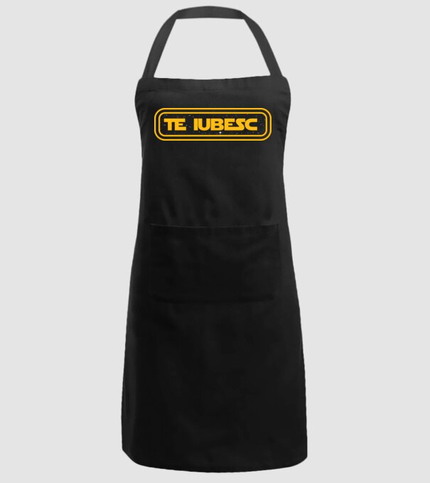 Starwars couple shirt model negru pe tricou
