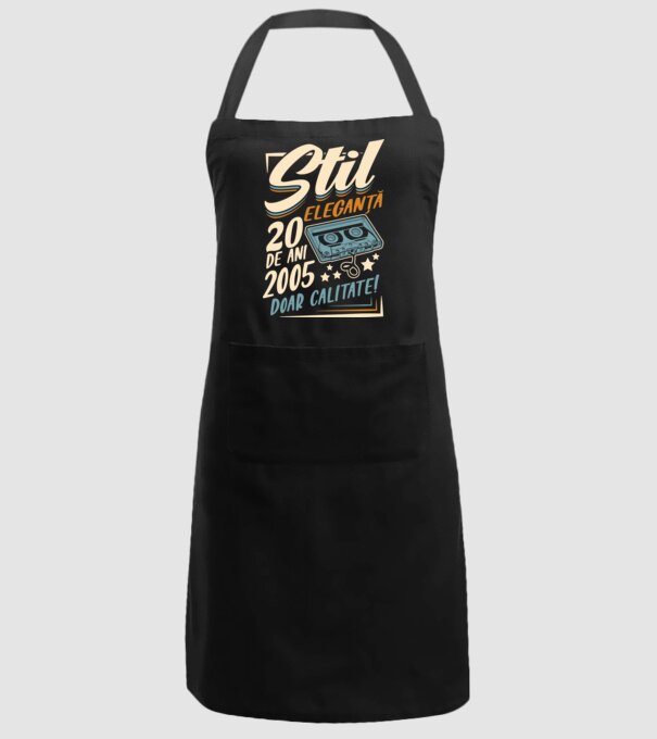 Stil eleganta 2005 model negru pe tricou