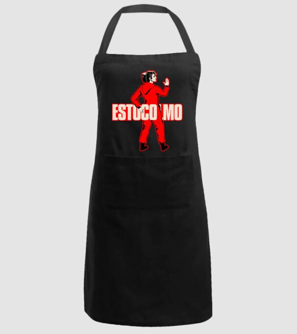 stockholm la casa de papel model negru pe tricou