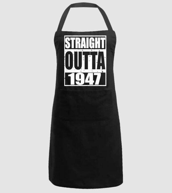 Straight Outta - 1947 model negru pe tricou