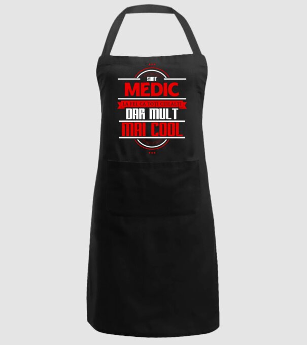 Sunt medic, la fel ca toți ceilalți, dar mult mai cool model negru pe tricou