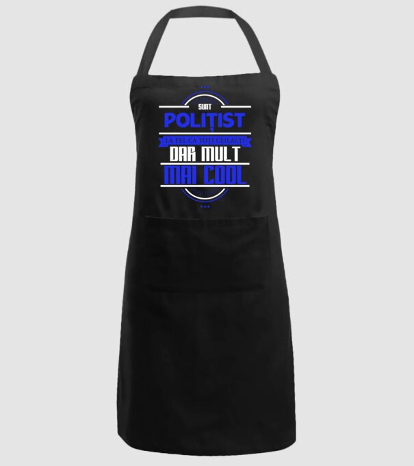 Sunt polițist, la fel ca toți ceilalți, dar mult mai cool model negru pe tricou