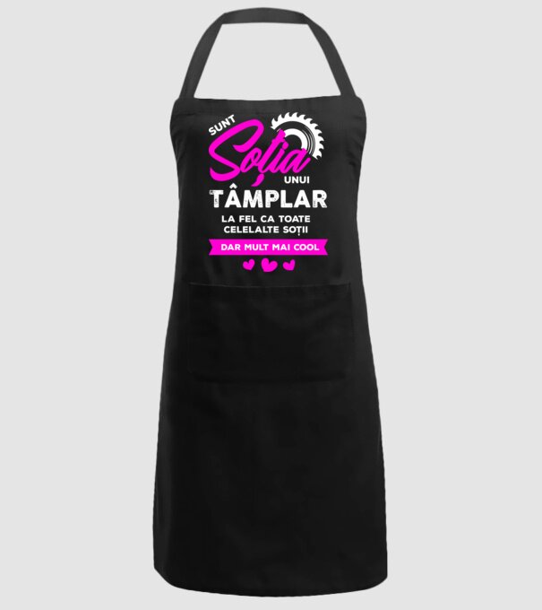 sunt soția unui tâmplar, la fel ca toate celelalte soții, dar mult mai cool model negru pe tricou