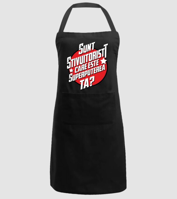 sunt stivuitorist, care este superputerea ta? model negru pe tricou
