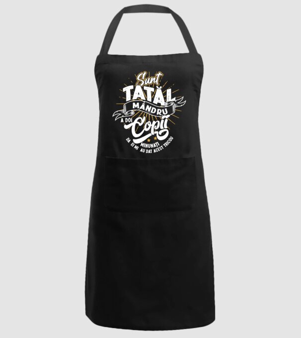 Sunt tatăl mândru a doi copii minunați - da, ei mi-au dat acest tricou model negru pe tricou
