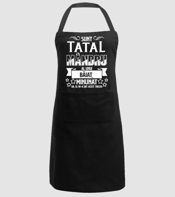 Sunt tatăl mândru al unui băiat minunat - da, el mi-a dat acest tricou model negru pe tricou