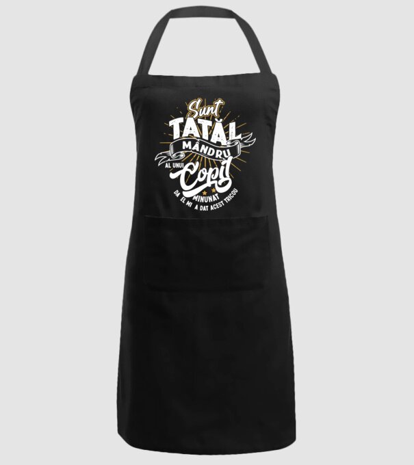 Sunt tatăl mândru al unui copil minunat - da, el mi-a dat acest tricou model negru pe tricou