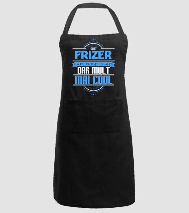 Sunt frizer, la fel ca toți ceilalți, dar mult mai cool model negru pe tricou