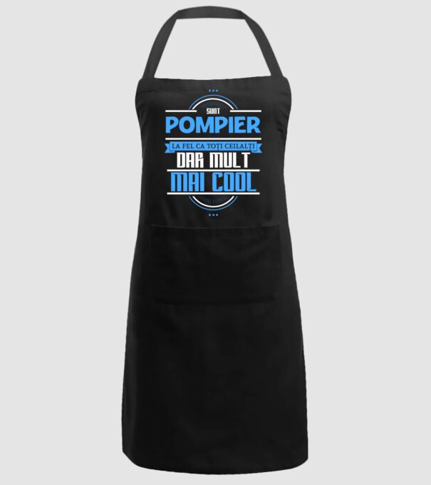 Sunt pompier, la fel ca toți ceilalți, dar mult mai cool model negru pe tricou